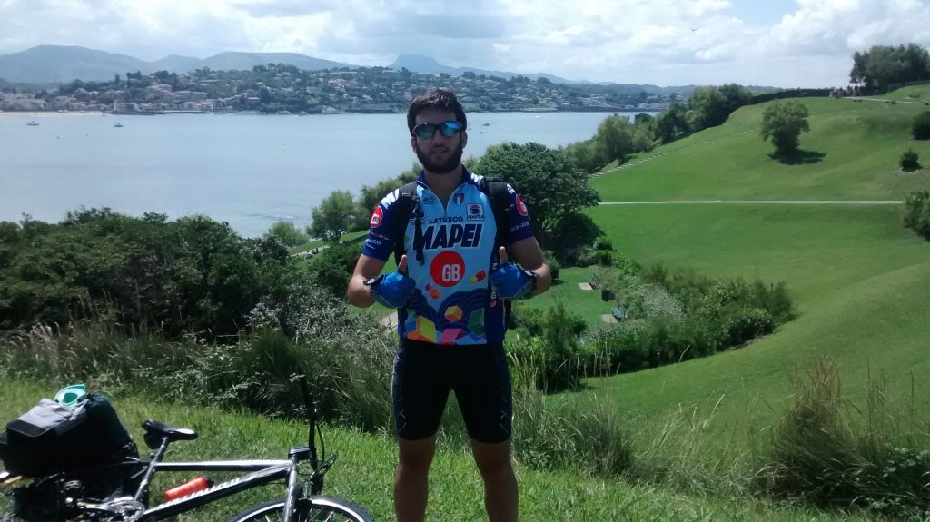 San Juan de luz vista peñas